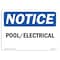 Signmission OSHA Notice Sign, Pool Hours Mon, Sat _ Am, - 10in X 7in Decal, 7" W, 10" H, Portrait OS-NS-D-710-V-17689 - alternate 1